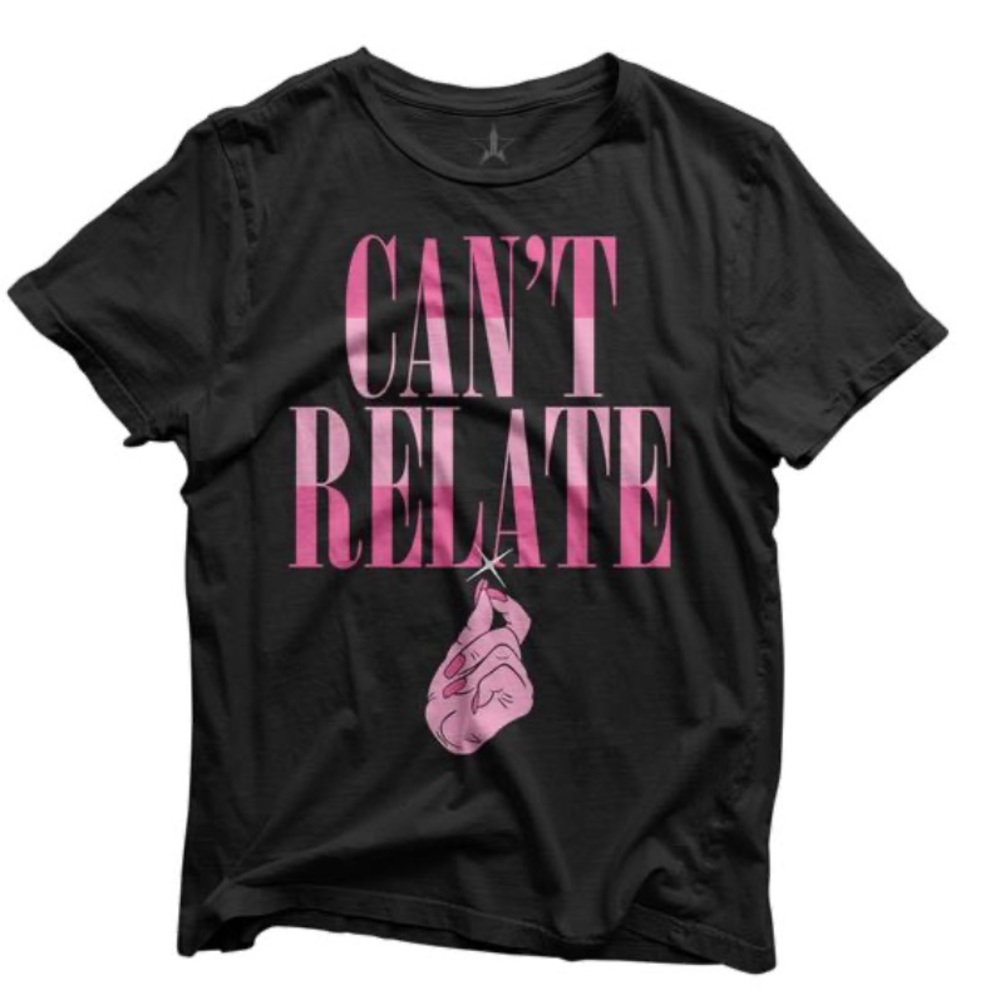 💞Jeffree Star Can’t Relate Pink Tee Worn 1x Med💞